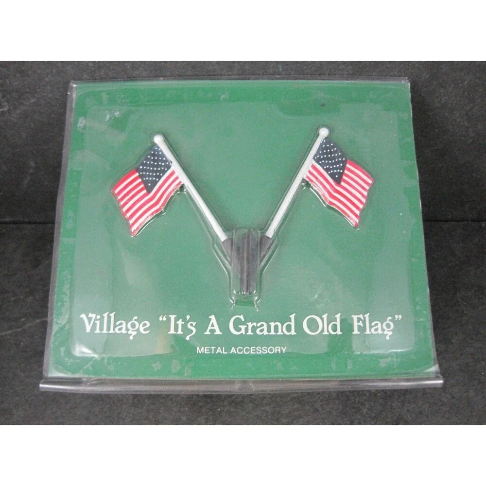 Dept 56 General Village Accessory Its A Grand Old Flag 54178